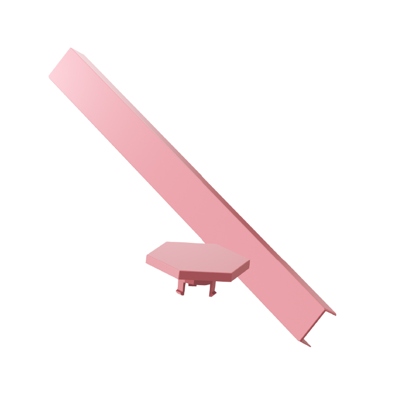Nanoleaf Lines Thread enabled color changing smart modular backlit light lines matte pink skins. HomeKit, Google Assistant, Amazon Alexa, IFTTT.