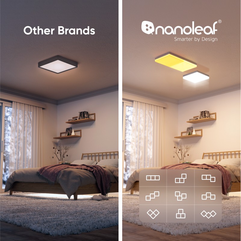Nanoleaf skylight 3 pack compare image